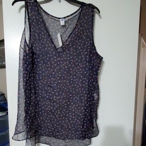 2/10 Old Navy 2x Blouse NWT